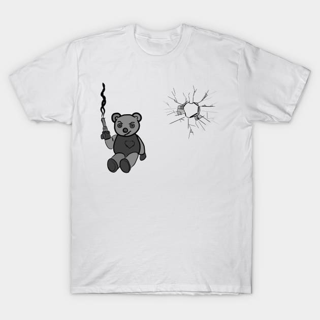 Bad Teddy T-Shirt by danimunjoz